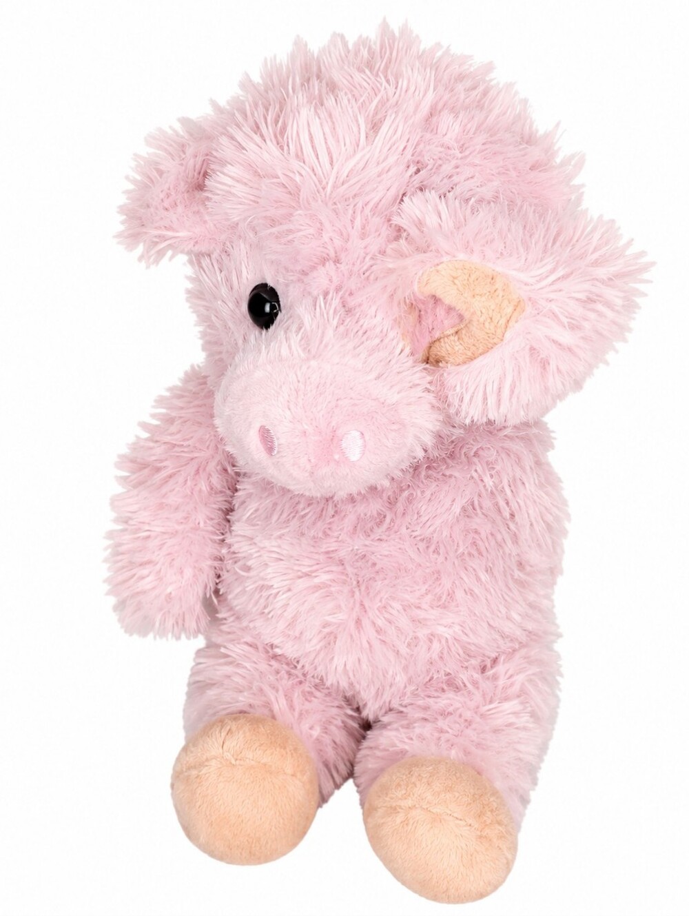 Pink Pig Plush MAGNETIC Paws/Eyes Aurora Peekaboo Stuffed Animal